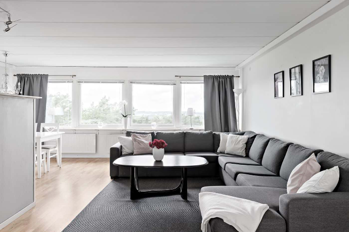 Spacious living room